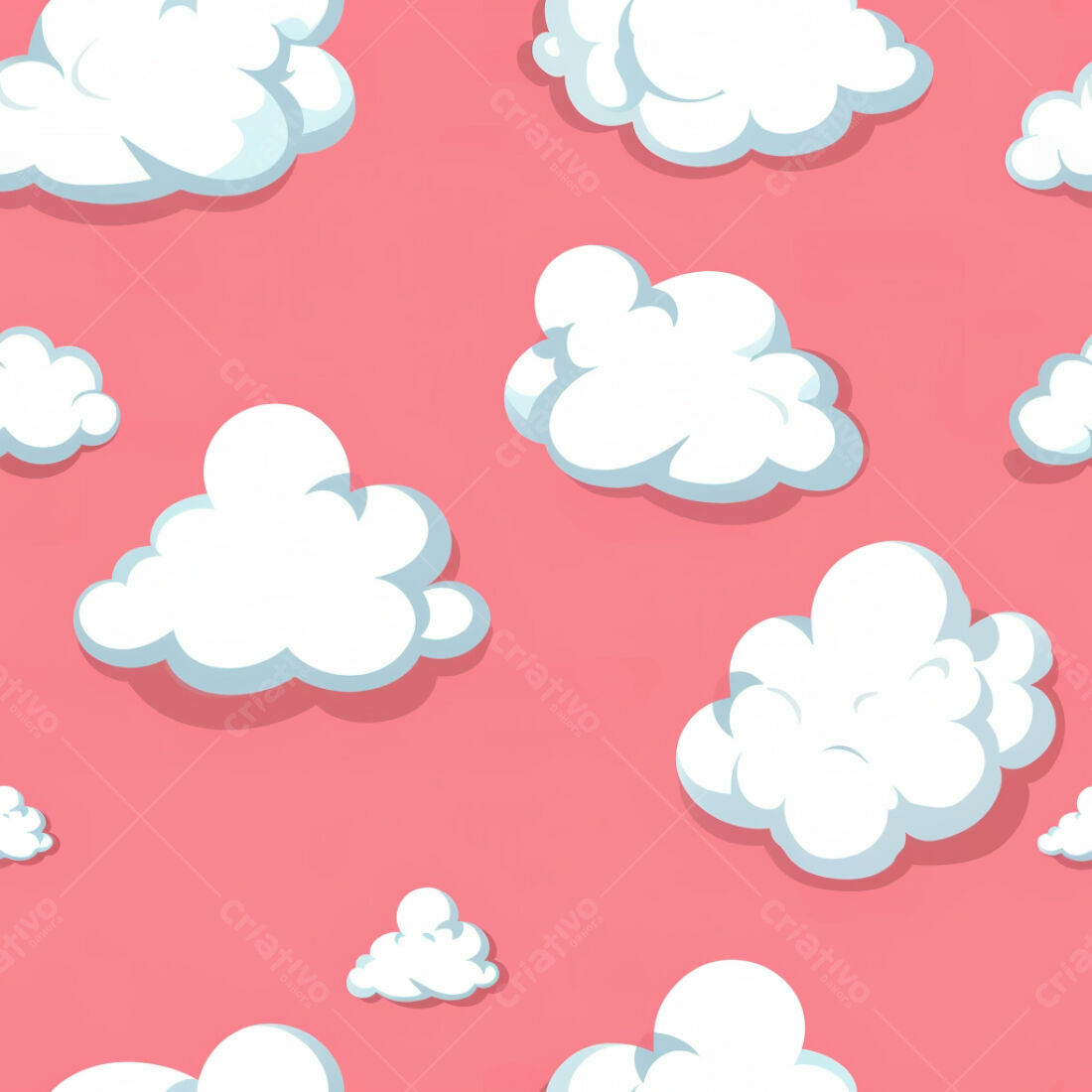 Textura Nuvens Rosa para Fundo