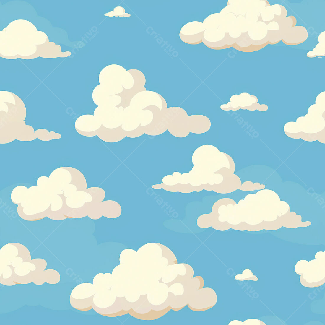 Blue Sky Clouds Texture for Background