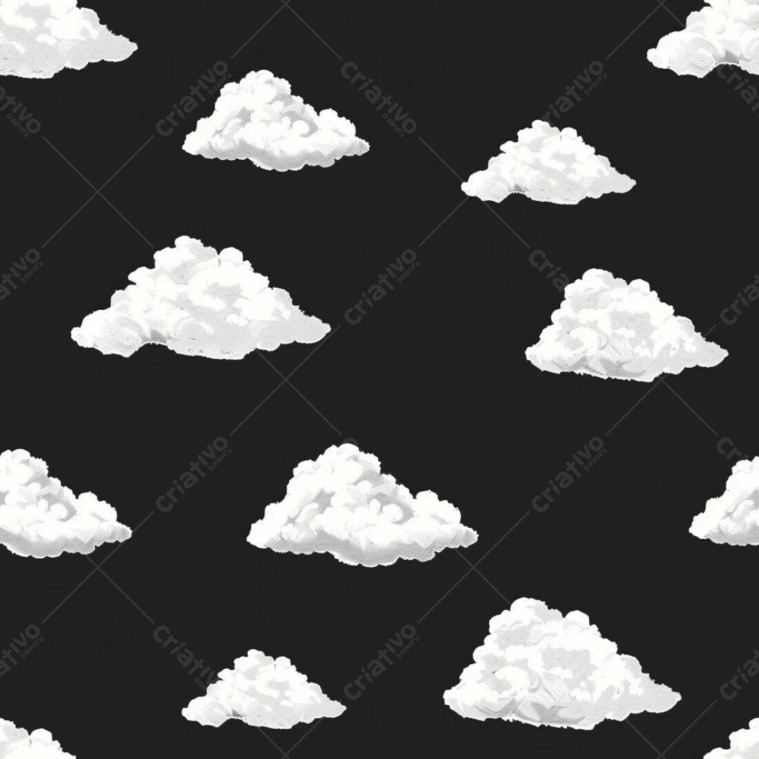 Textura Nuvens Brancas para Fundo