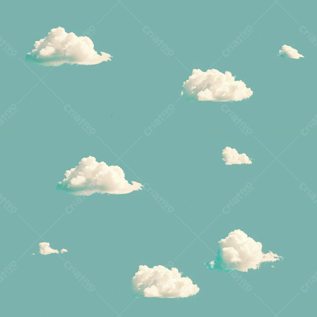 Textura Nuvem Branca para Fundo Pastel