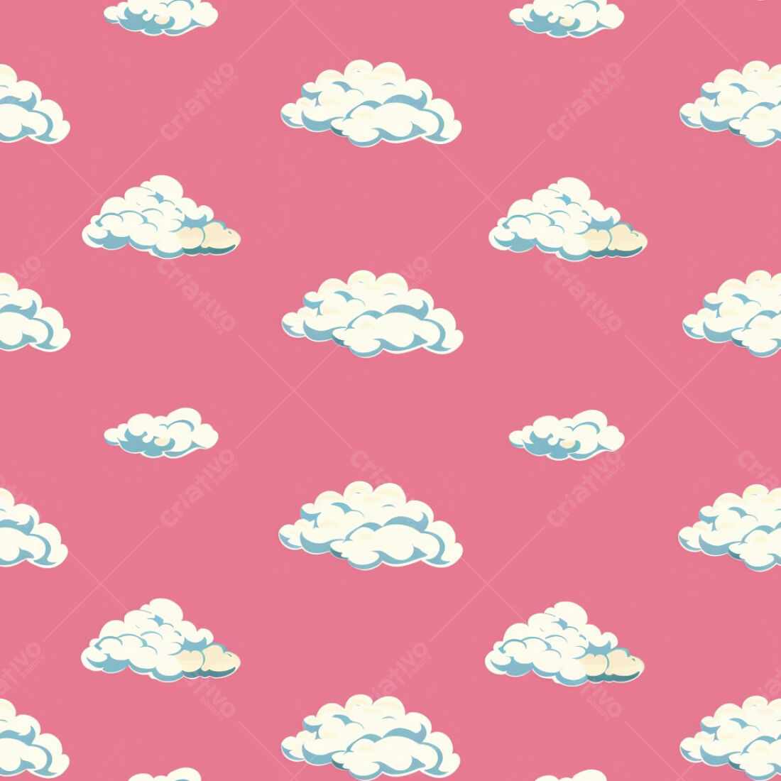 Textura Nuvens Rosa para Fundo