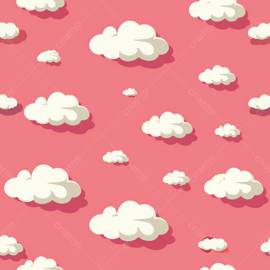 Textura Nuvens Rosa para Fundo