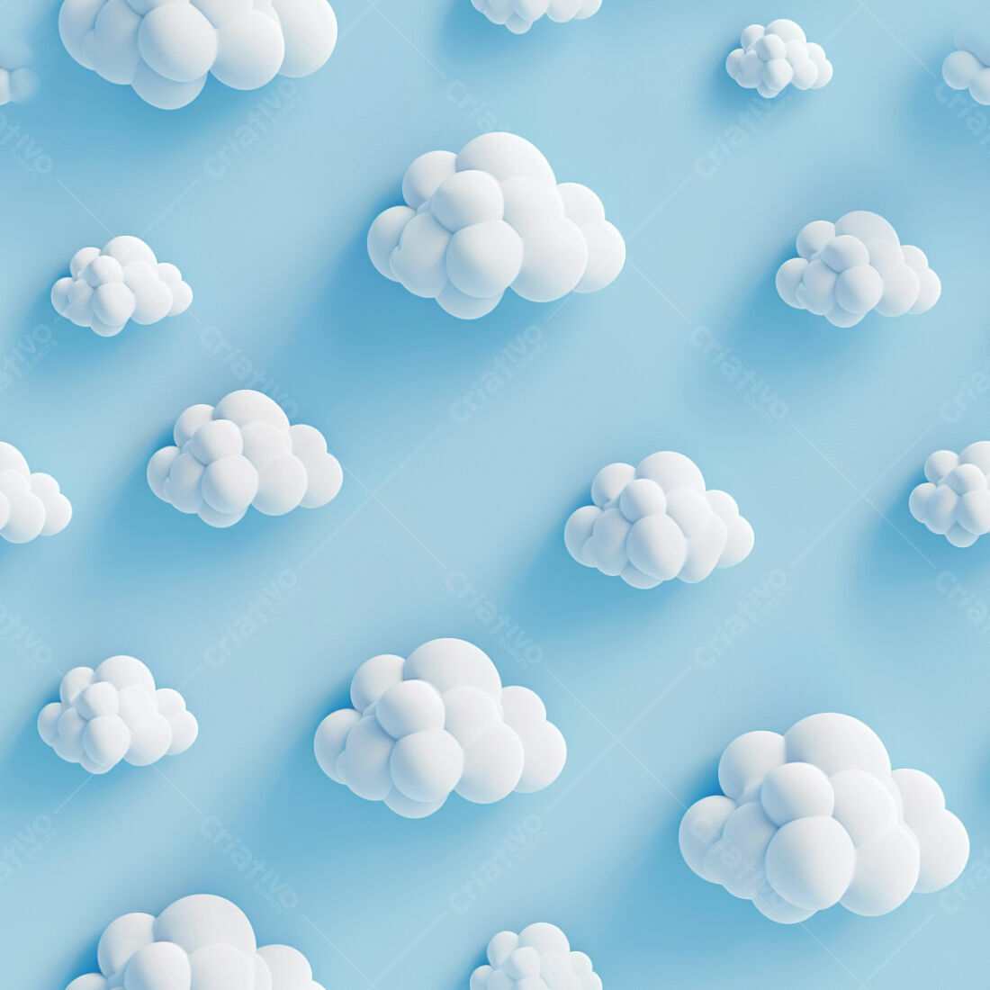 Textura Nuvens para Fundo Infantil