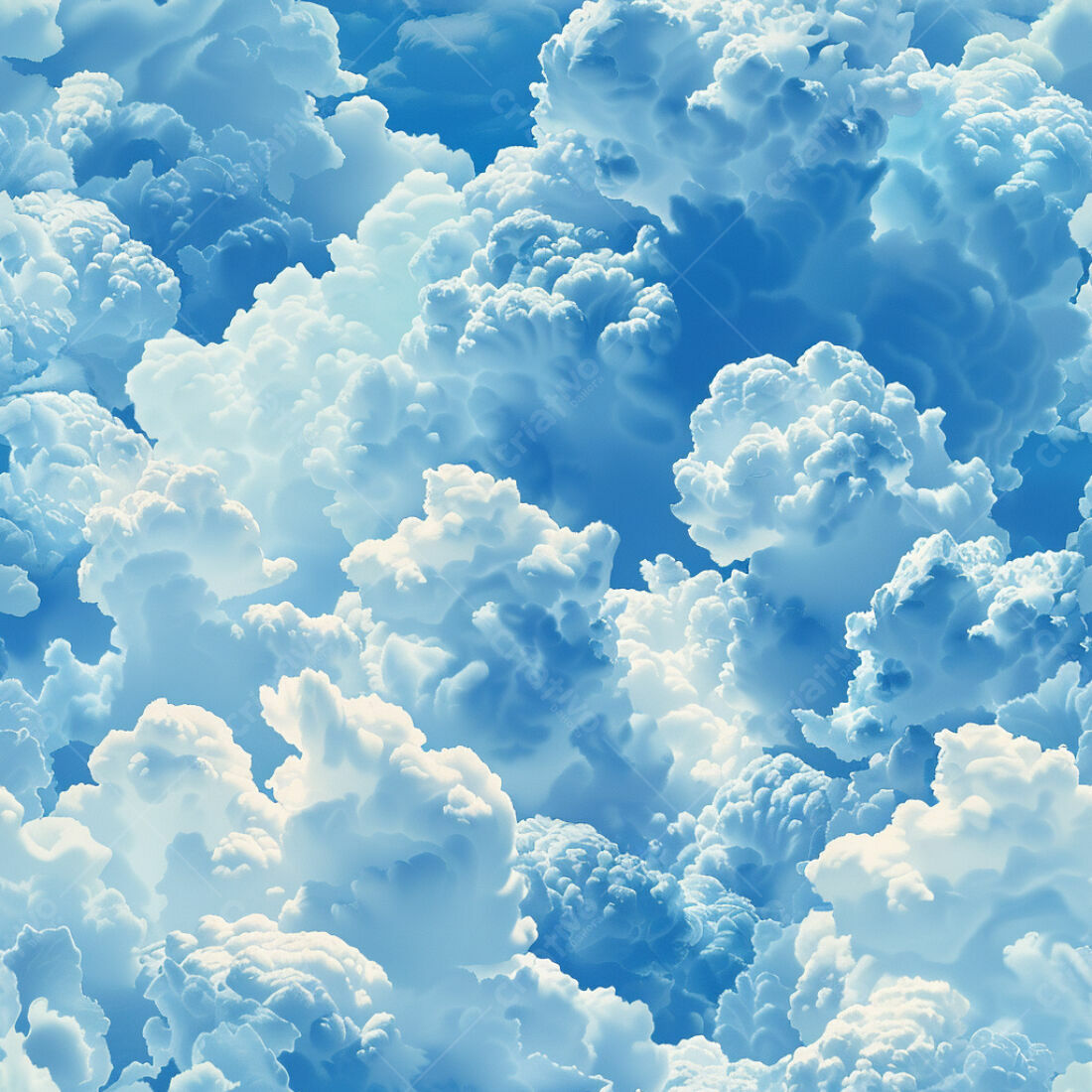 Textura Nuvens Azuis para Fundo