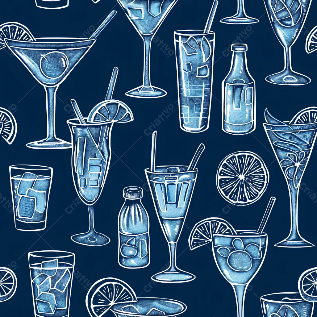 Textura Bebidas azuis para fundo