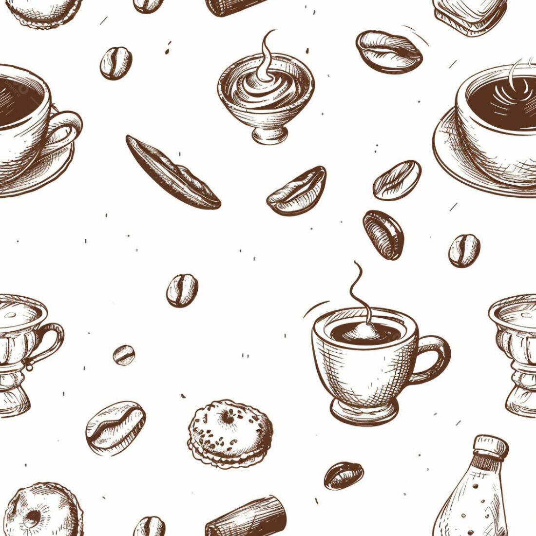 Textura Café Padrão para Fundo