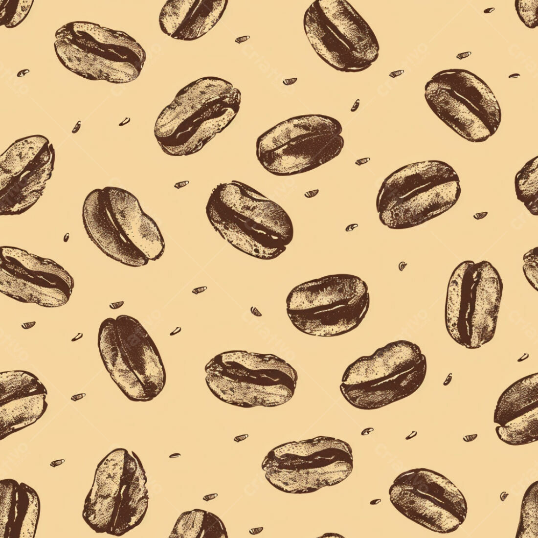 Textura grãos de café marrom para fundo