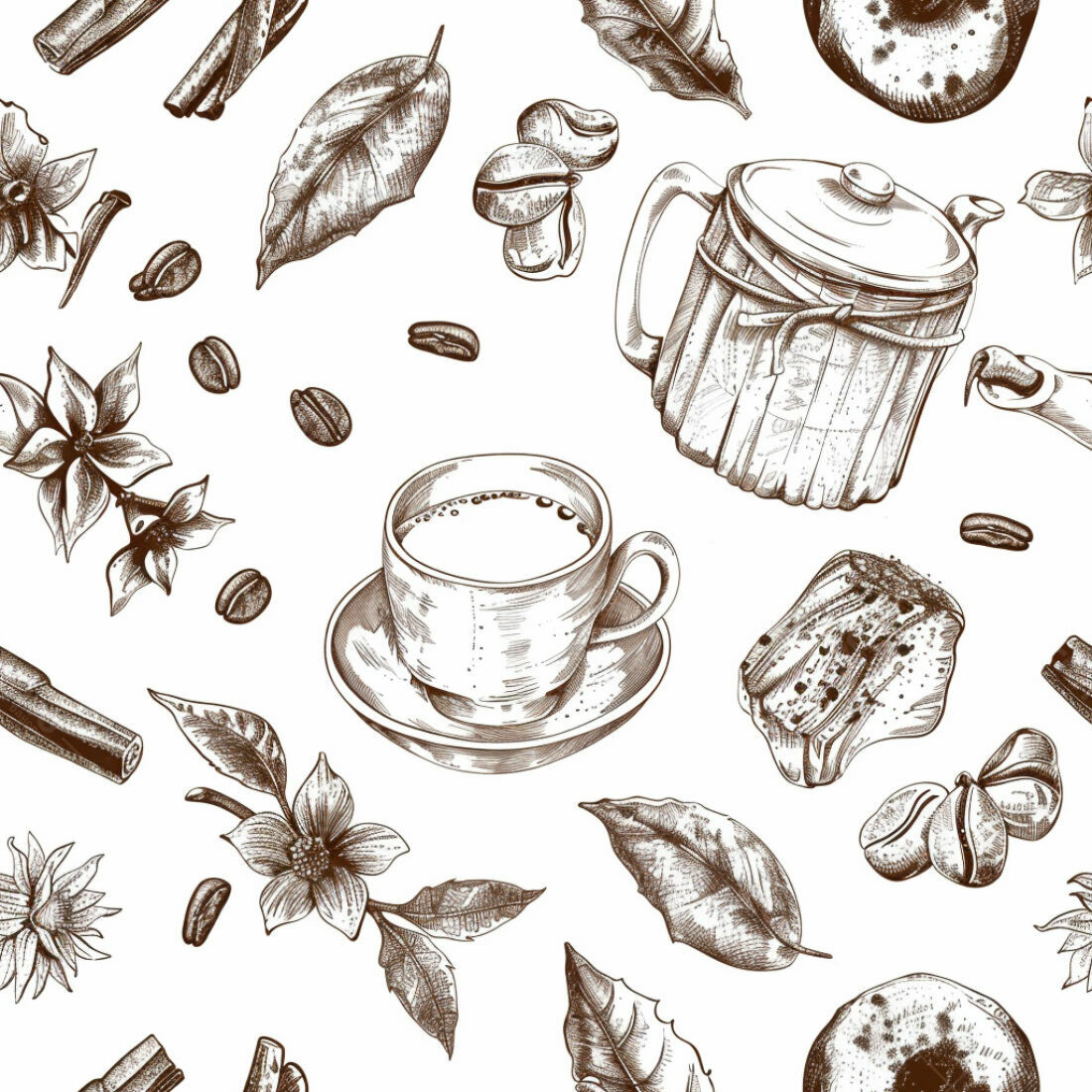Textura Café para Fundo Padrão