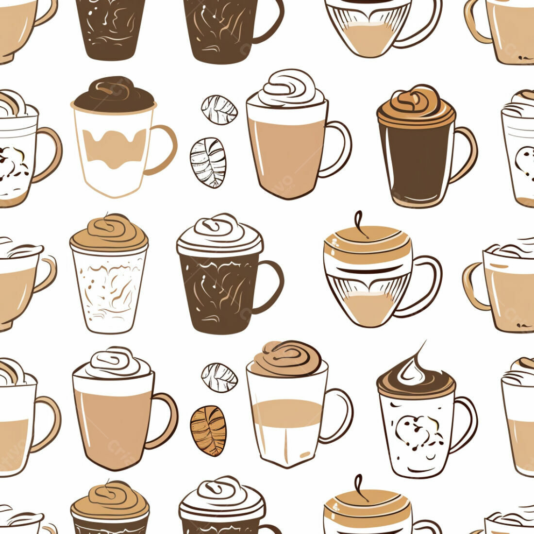 Textura Café Padrão para Fundo