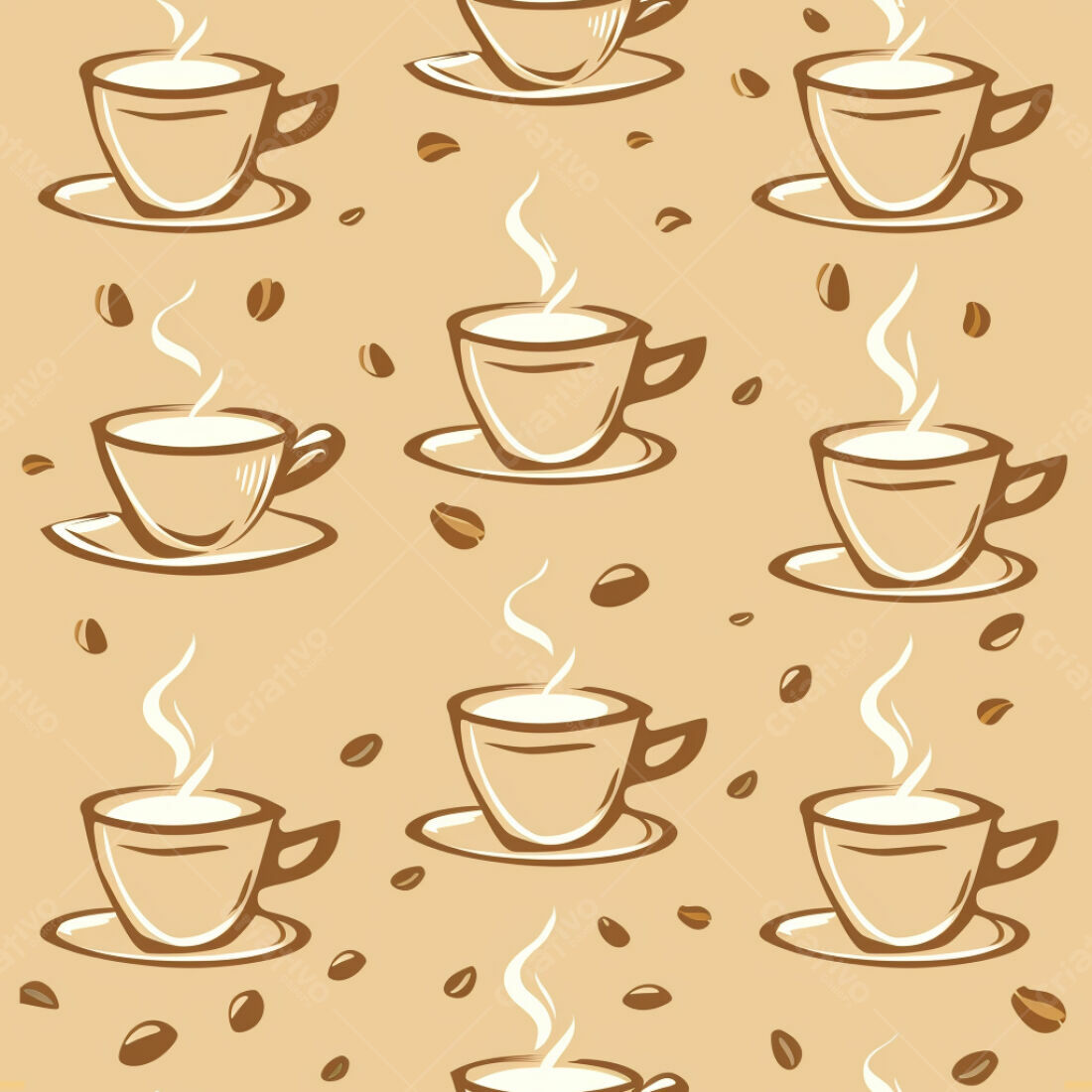 Textura café com grãos para fundo