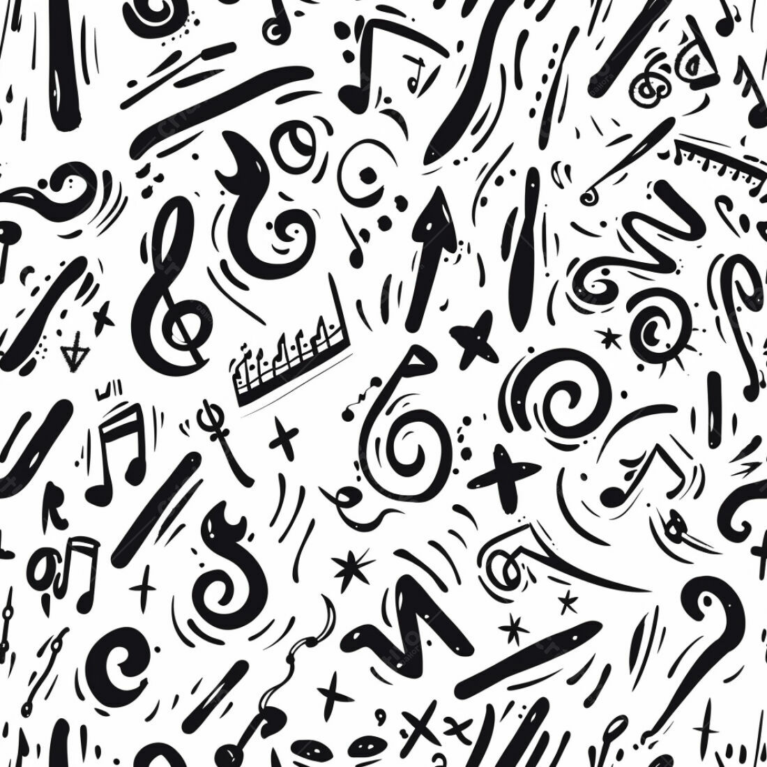 Textura musical abstrata para fundo