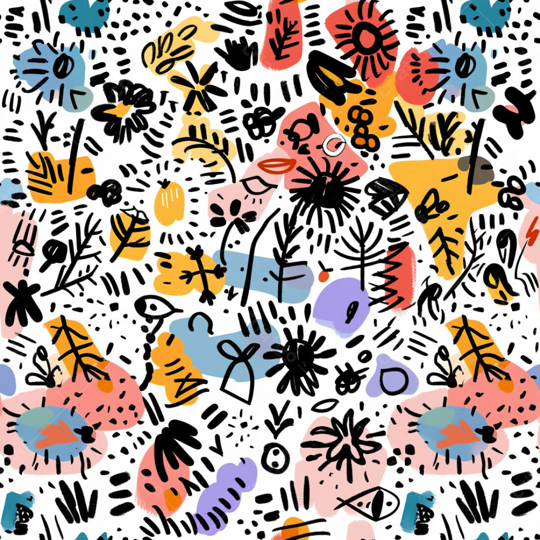Textura Abstrata Floral para Fundo
