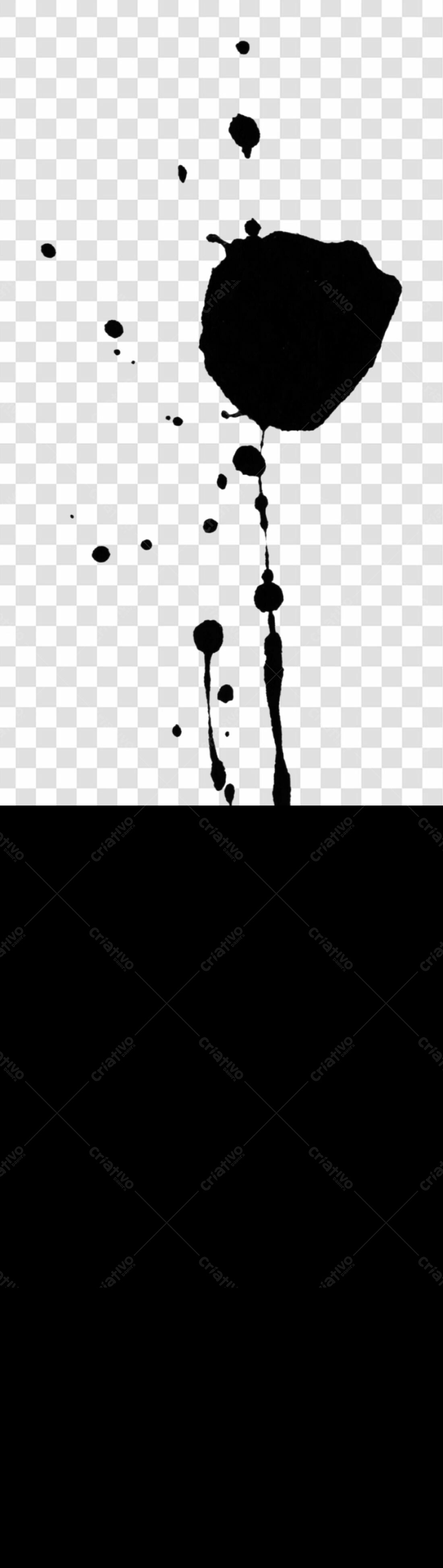 Icone Gotas de Tinta PNG com fundo transparente
