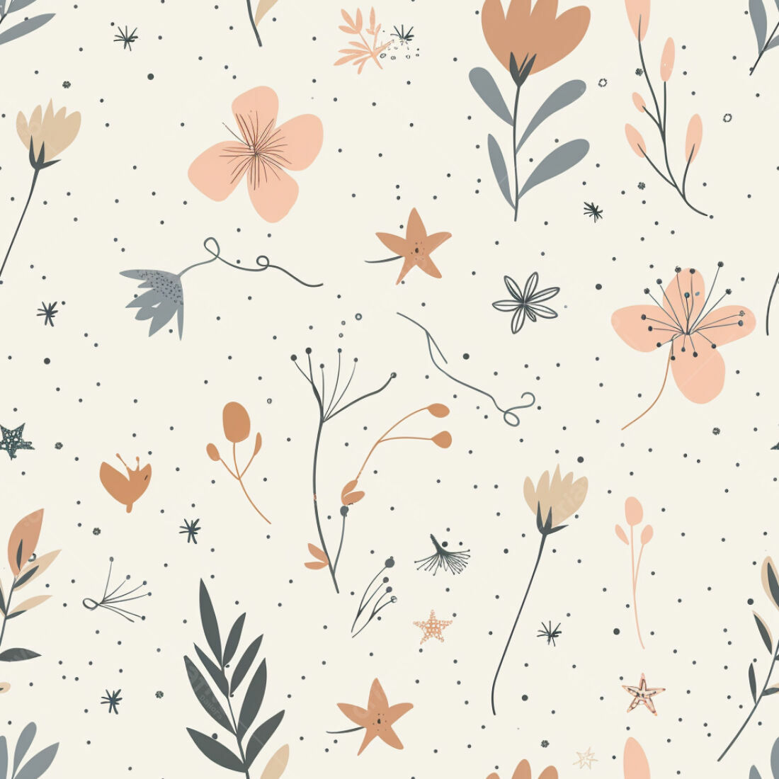 Textura Floral Delicado para Fundo