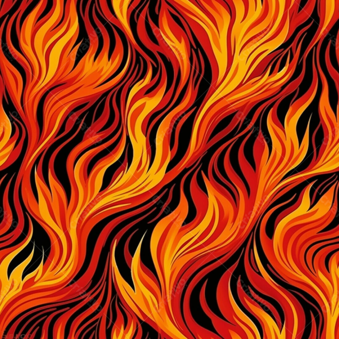 Textura Chamas Infernais para Fundo