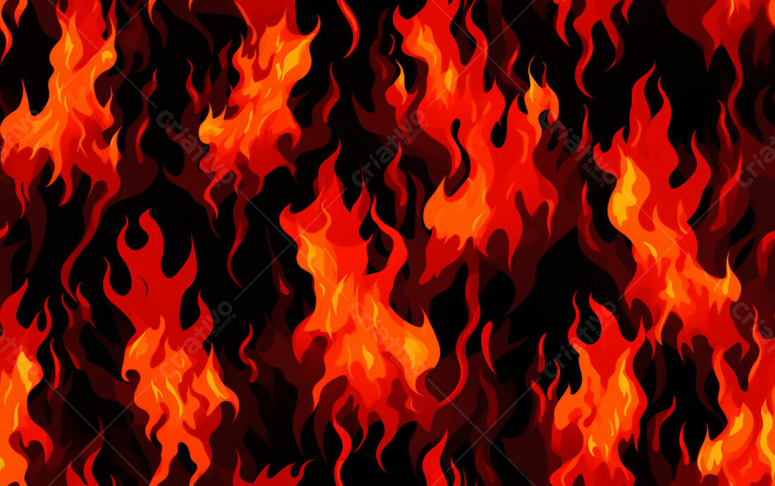 Textura Fogo Infernal para Fundo
