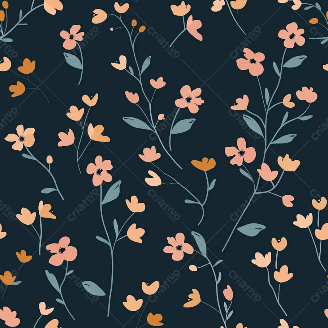 Textura floral romântica para papel de parede