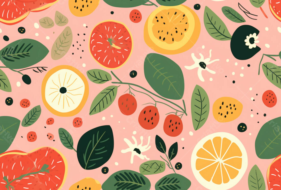 Textura Frutas Cítricos para Fundo