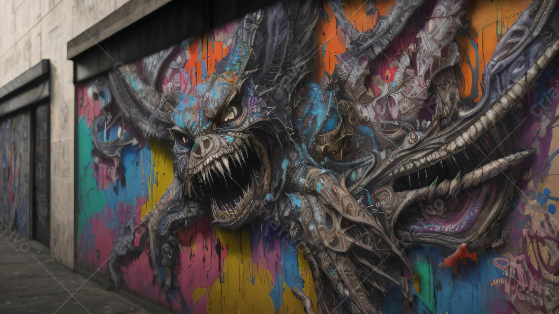 Textura Grafite Monstro para Fundo de Game