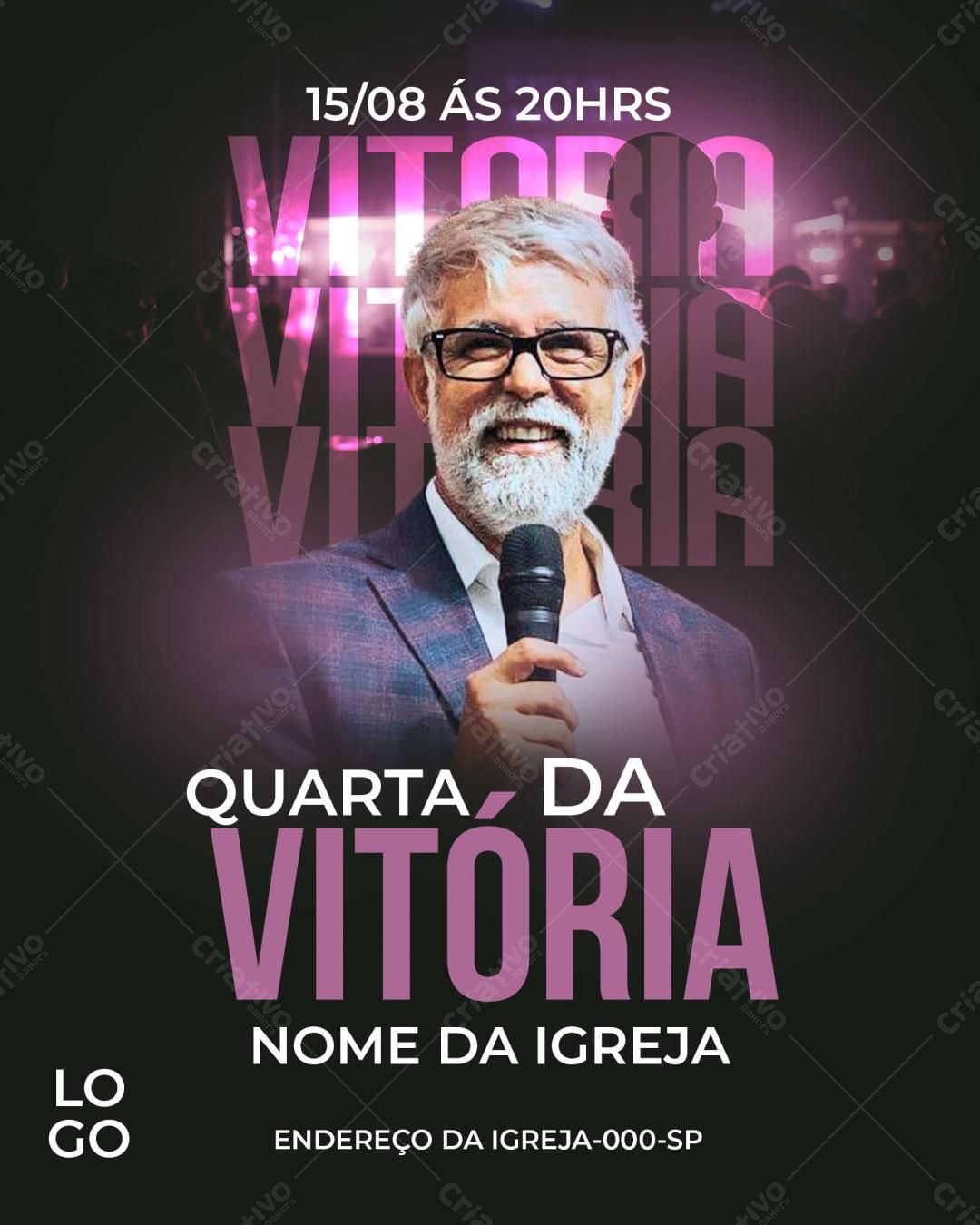 Flyer para Evento Igreja PSD Editável