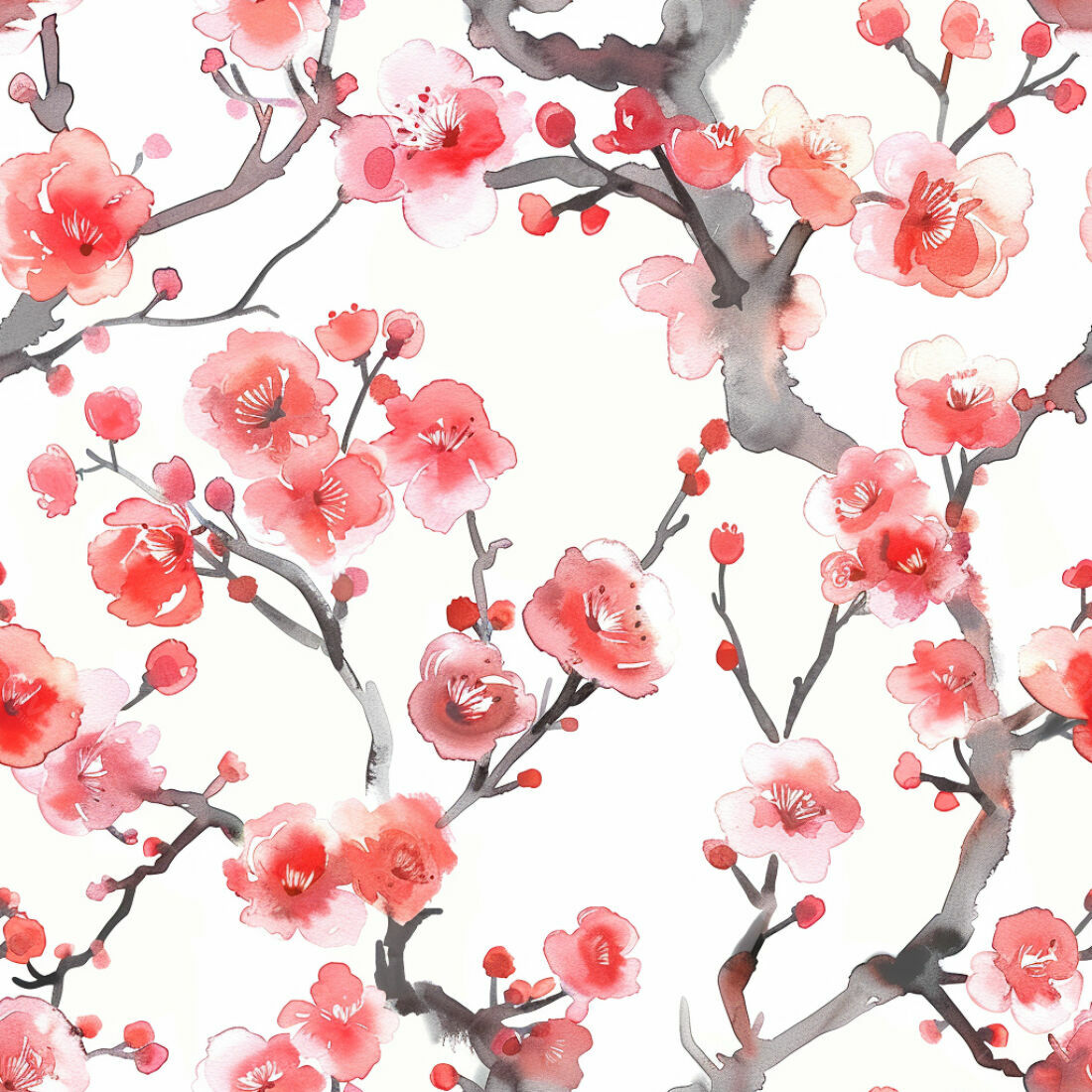 Textura Flores Cerejeira Rosa para Fundo