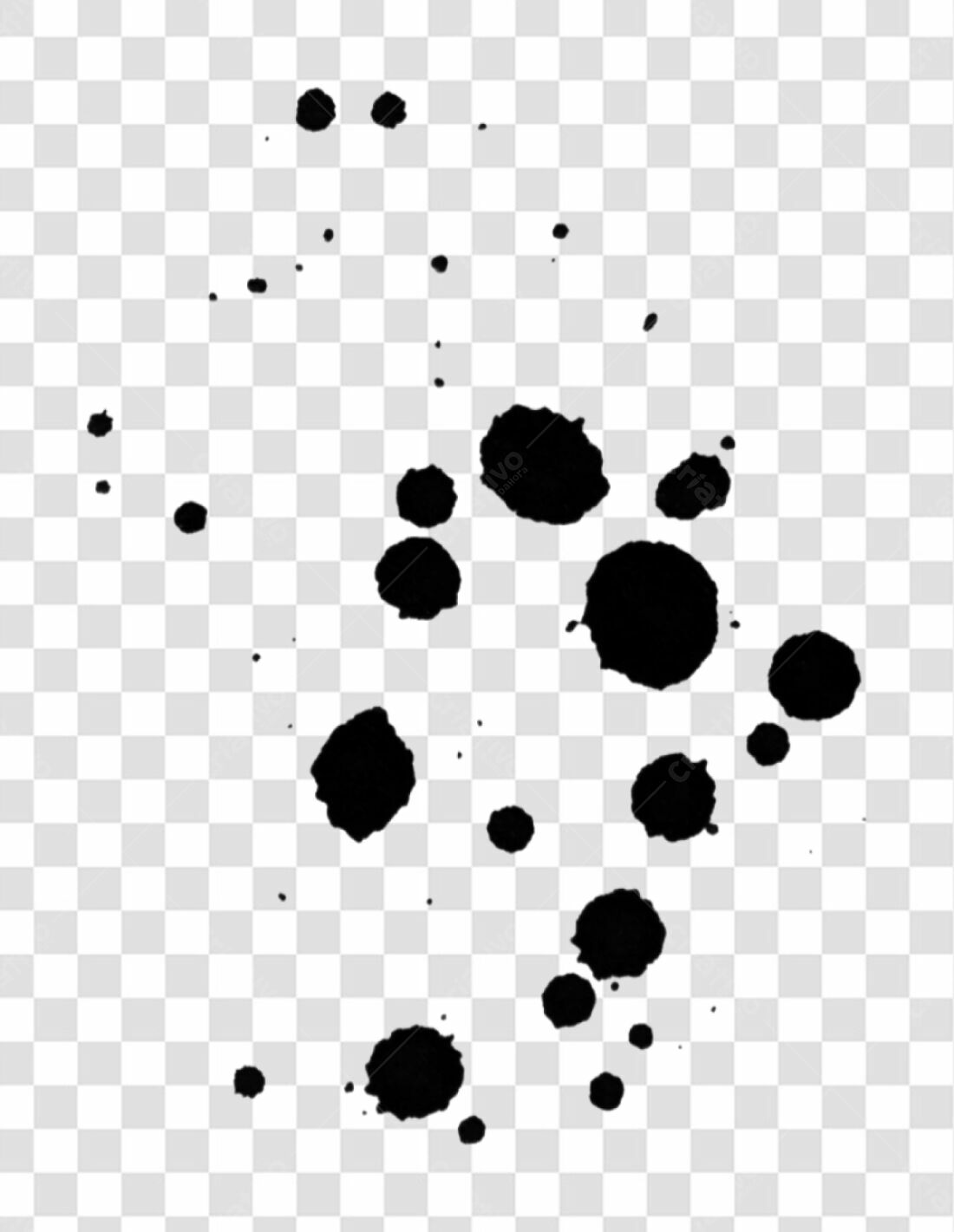 Elementos gráficos PNG com fundo transparente