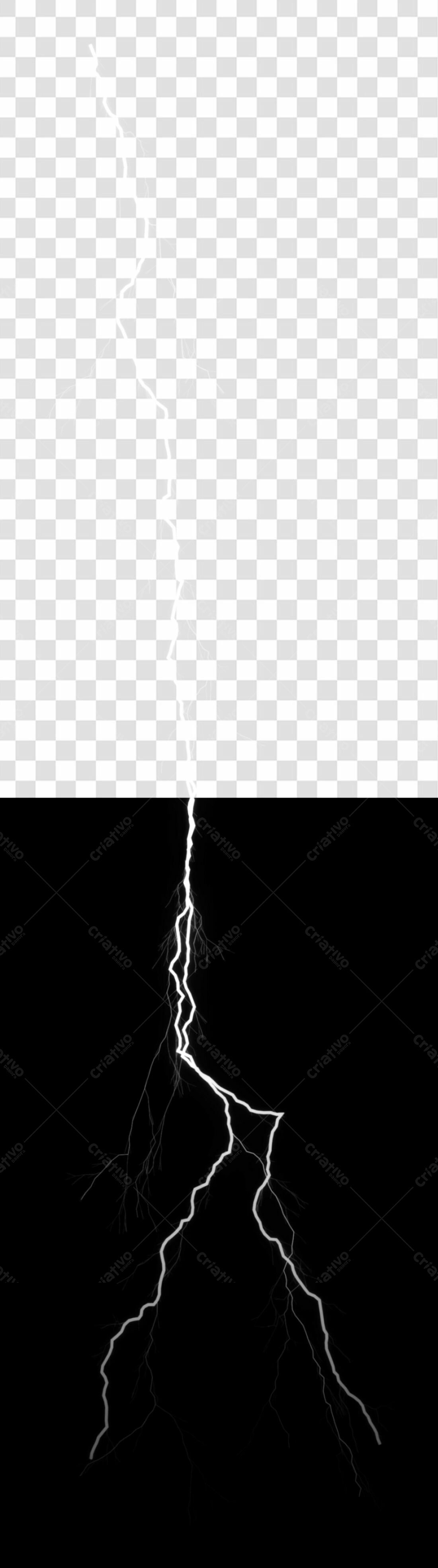 PNG Elemento gráfico Raio com fundo transparente