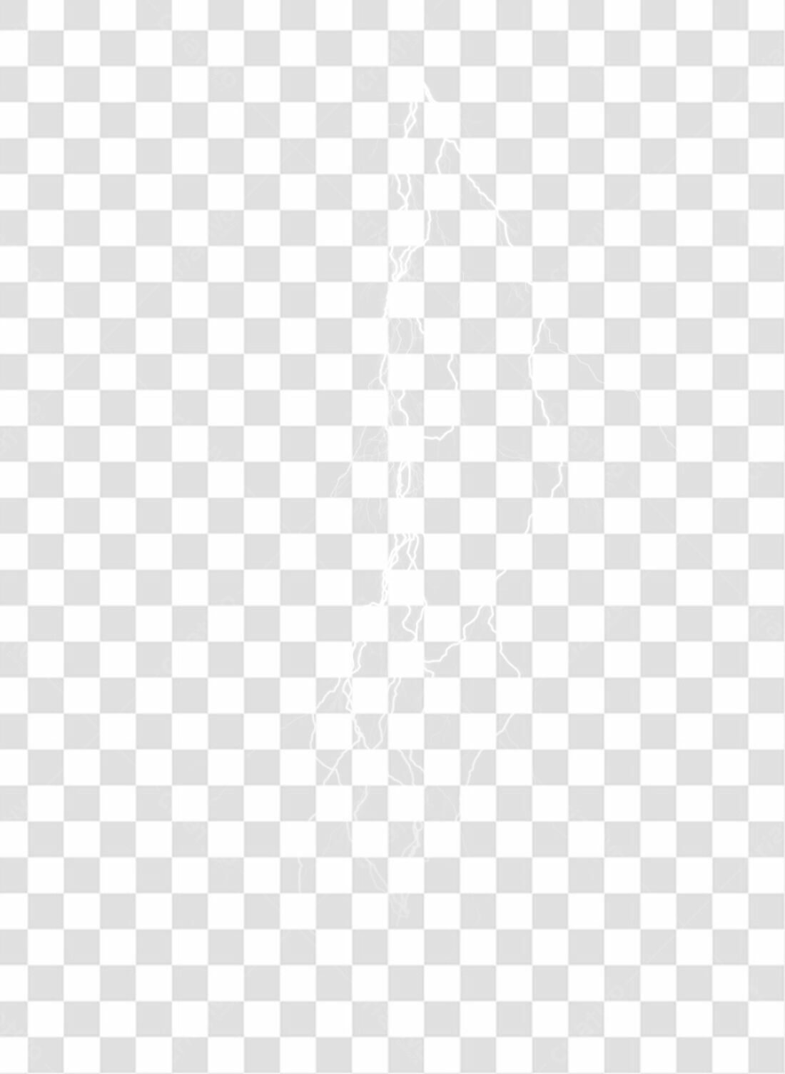 PNG Elemento gráfico Raio com fundo transparente