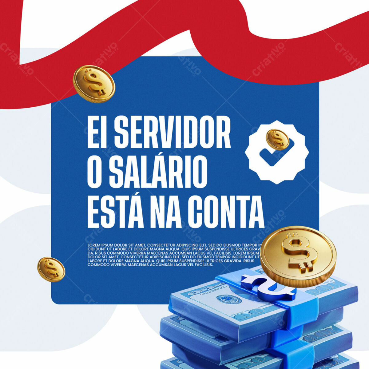 Editable PSD Payment Day Post