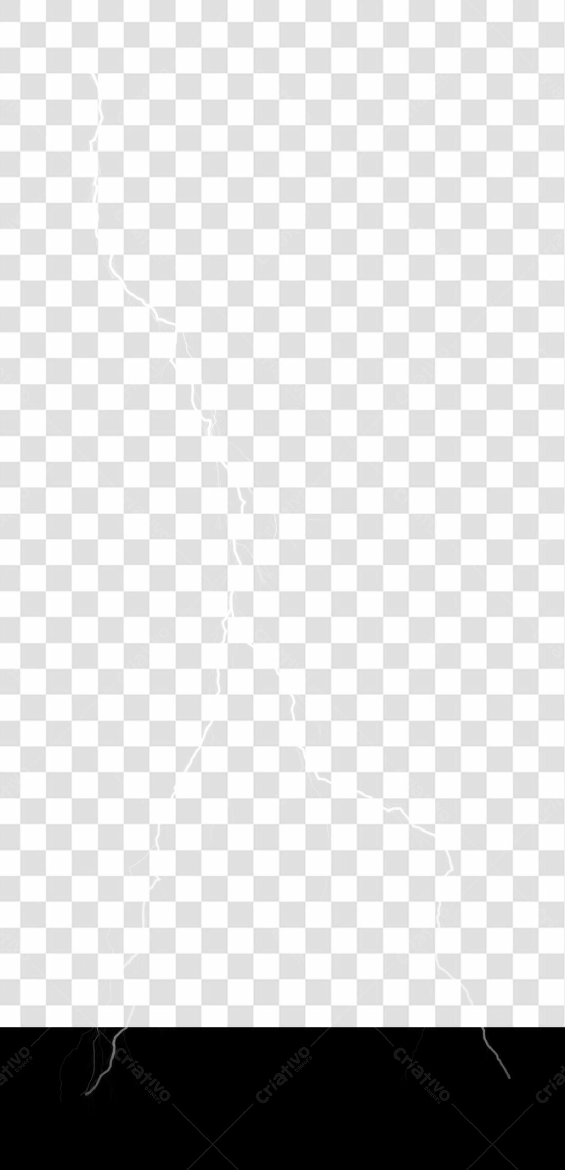Elemento PNG com fundo transparente Raio