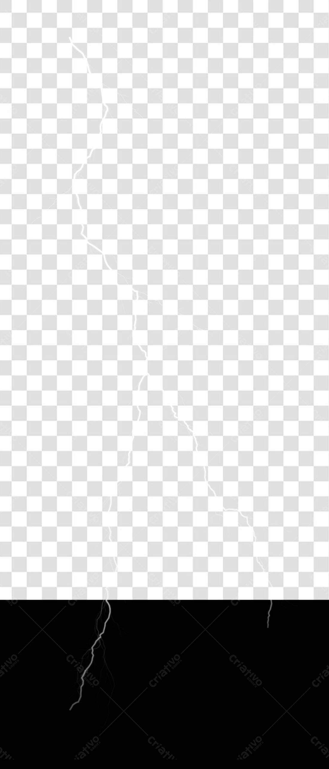PNG Elemento gráfico Raio com fundo transparente