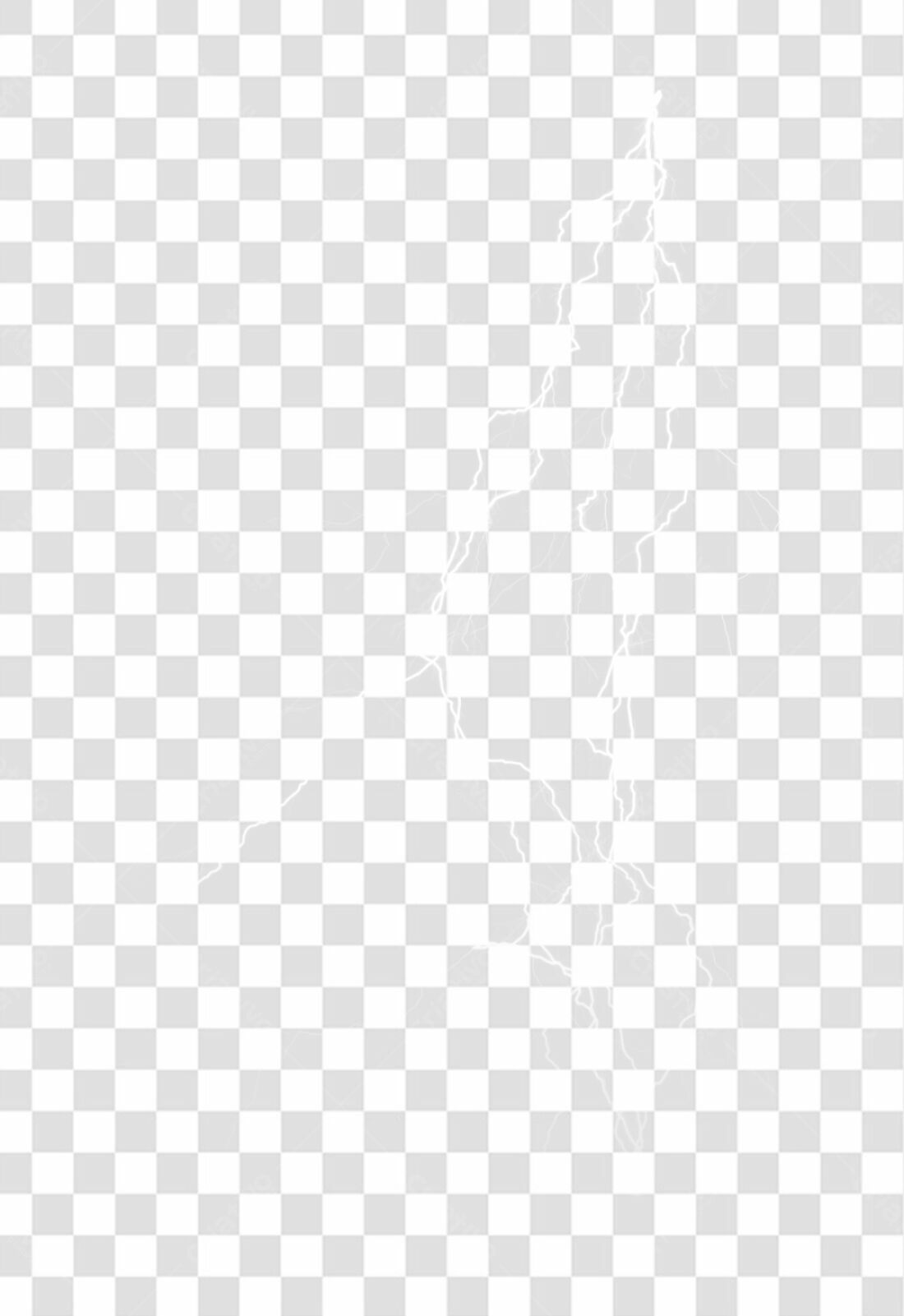 PNG Elemento gráfico Raio com fundo transparente