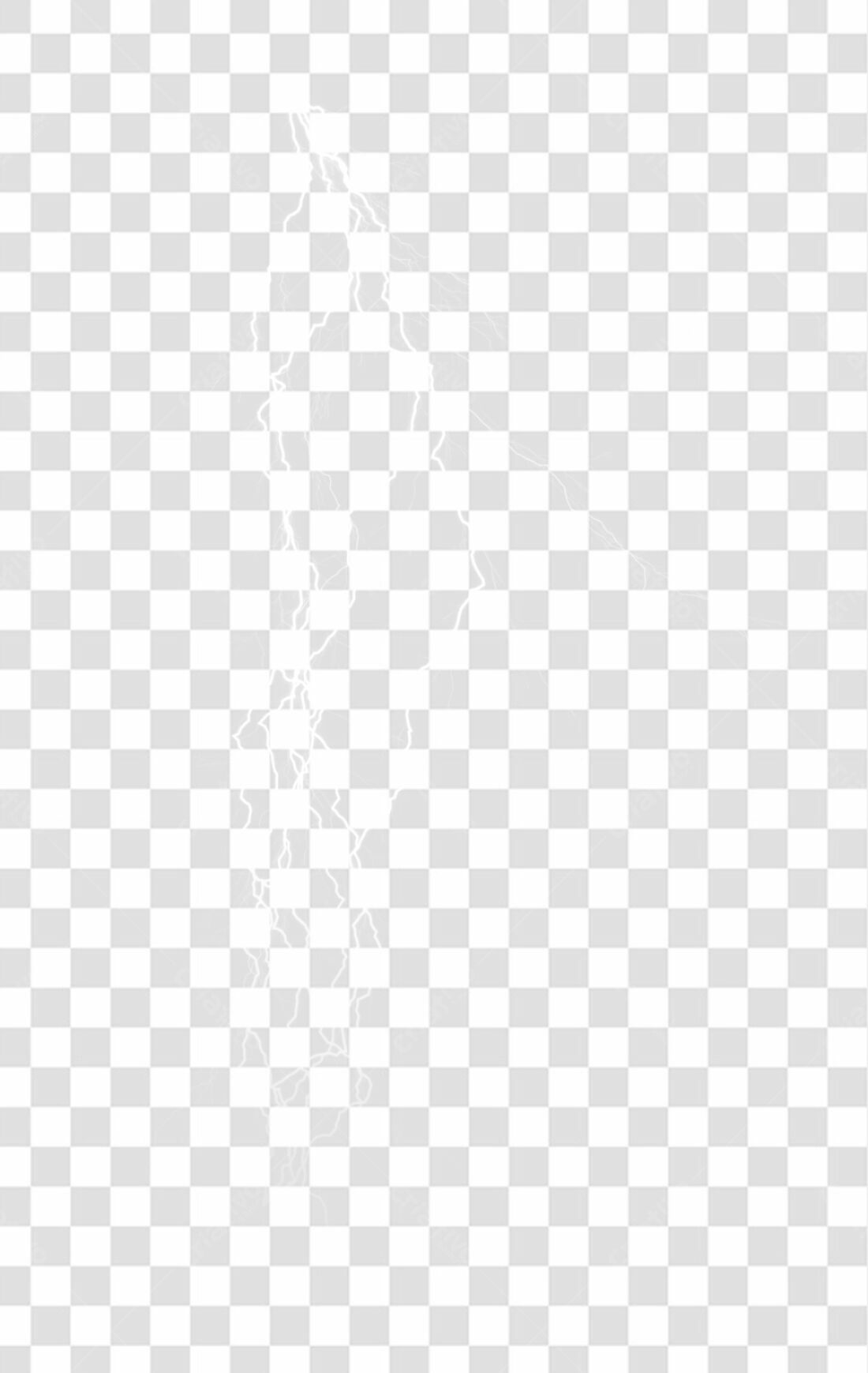 PNG Elemento gráfico Raio com fundo transparente