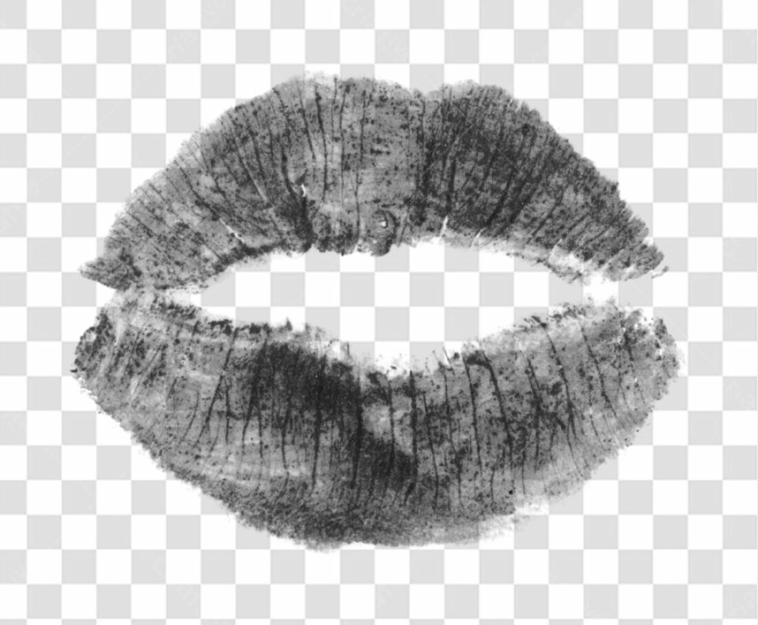 PNG Marca de Batom para Design de Moda com fundo transparente