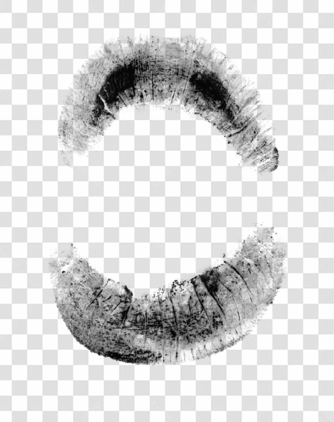 Marca de batom PNG com fundo transparente