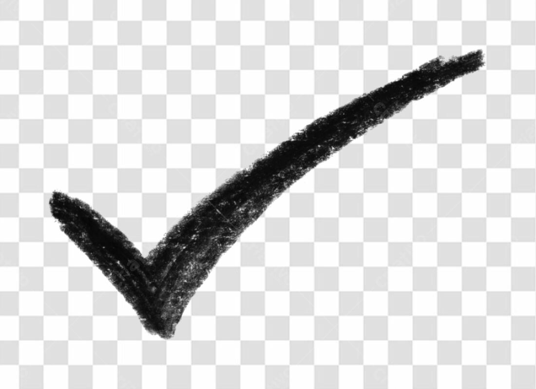 Ícone Checklist Preto PNG com fundo transparente