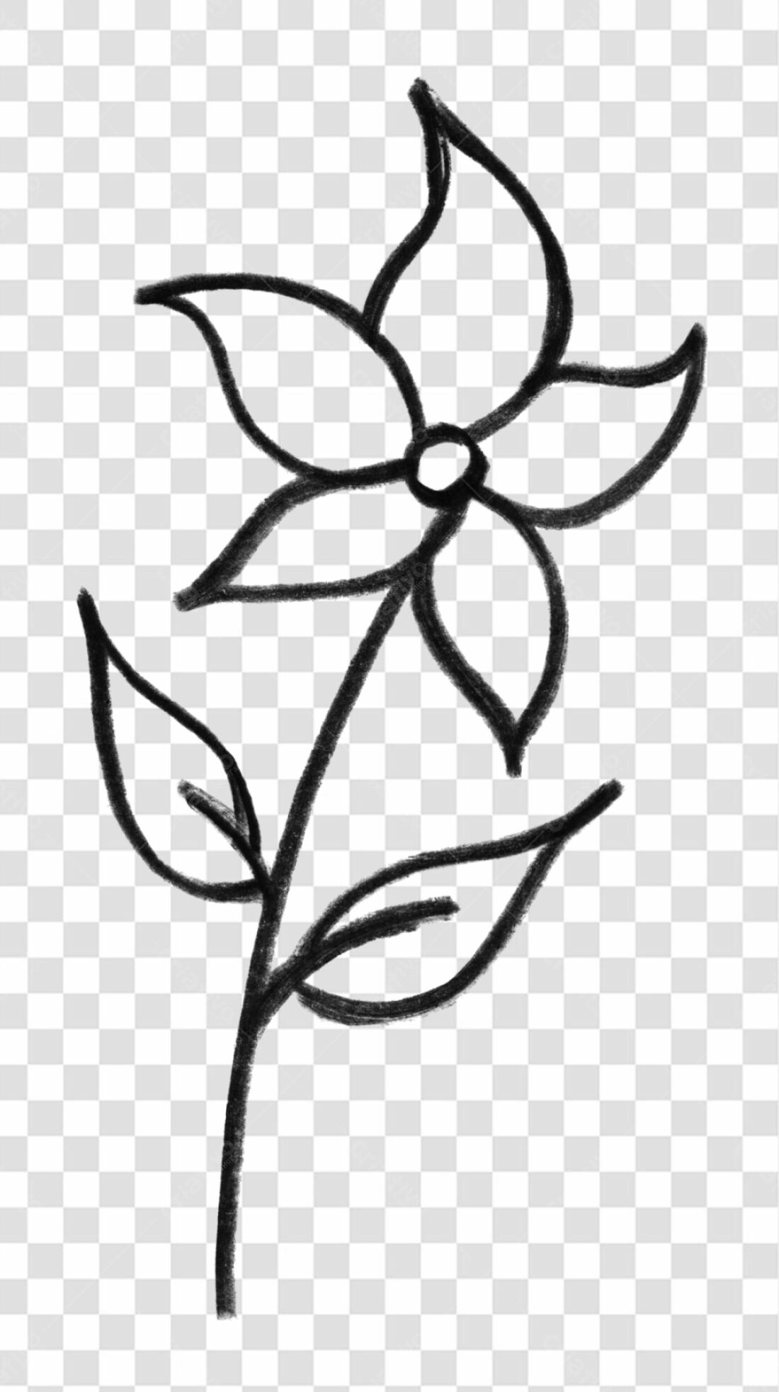 Ilustração Flor PNG com fundo transparente