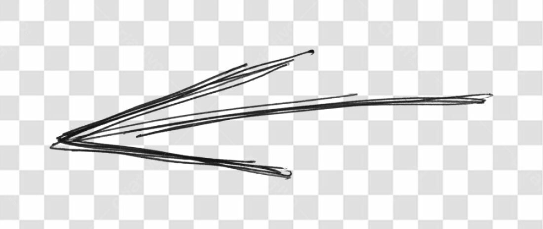 Elemento gráfico seta PNG com fundo transparente