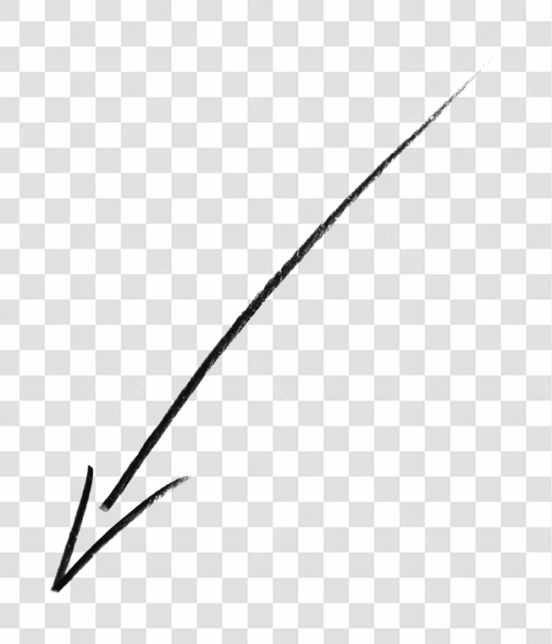 Seta PNG com fundo transparente