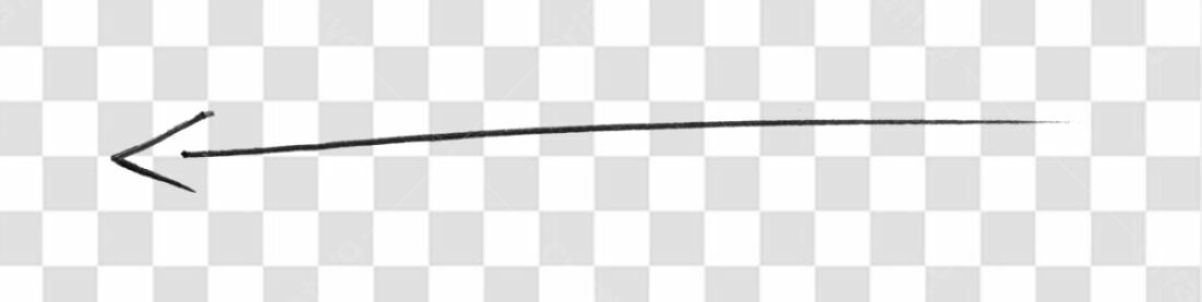 Elemento gráfico seta esquerda PNG com fundo transparente