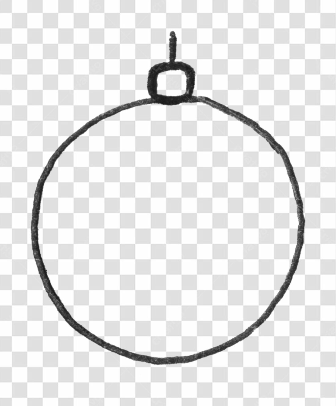 Enfeite Natalino PNG com fundo transparente