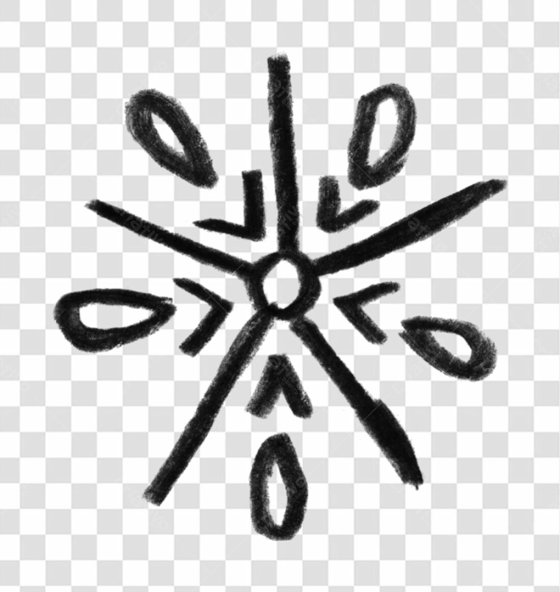 Logo minimalista PNG com fundo transparente