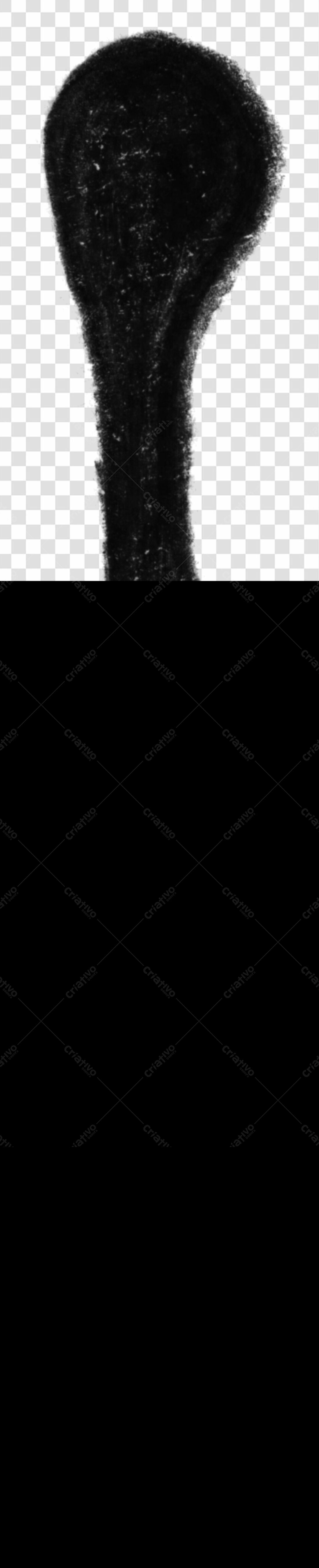 Elemento gráfico abstrato PNG com fundo transparente