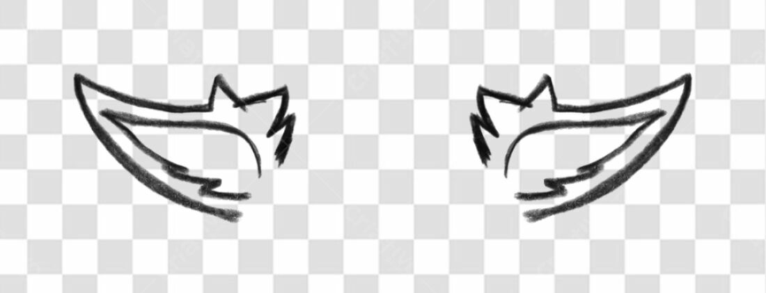 Banner Halloween Asas PNG com fundo transparente