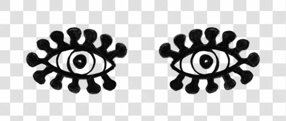 PNG Ícones Olhos Monocromáticos com fundo transparente