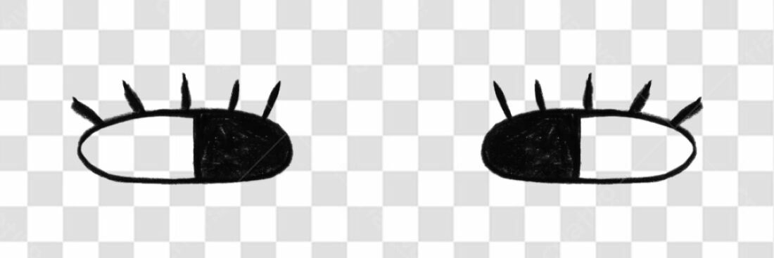 Elementos gráficos Olhos PNG com fundo transparente
