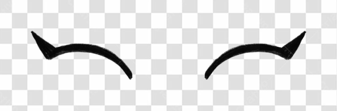 Elementos gráficos Sobrancelhas PNG com fundo transparente