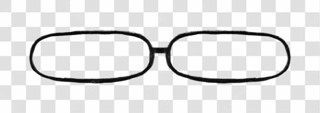 Mockup de Óculos PNG com fundo transparente