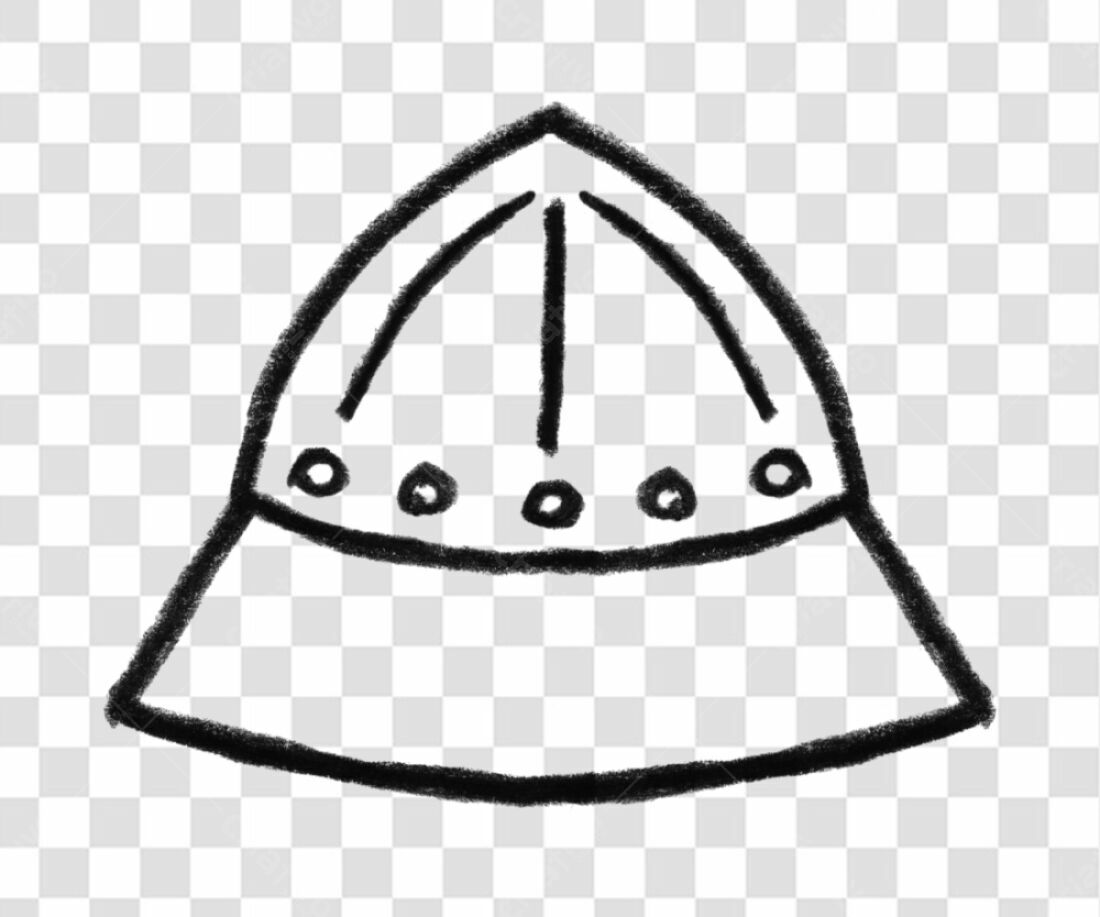 Logo PNG com fundo transparente estilo medieval
