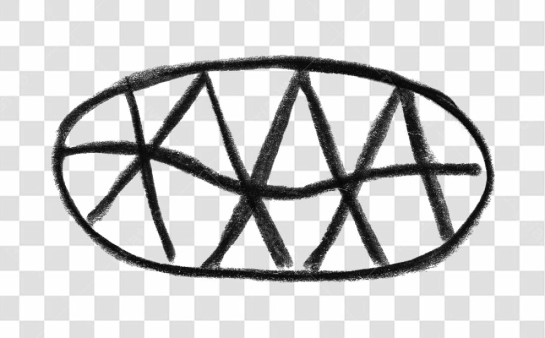 Logo minimalista PNG com fundo transparente
